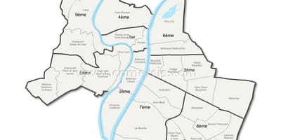 ਨਕਸ਼ਾ ਦੇ ਲਾਇਯਨ arrondissement